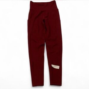 American Eagle Outfitters Burgundy High Rise “The Everything Pocket” Legging